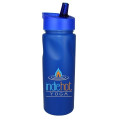 24 Oz. Cycle Bottle with Straw Cap Lid, Full Color Digital