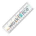 6" Plastic Ruler (front), Full Color Digital