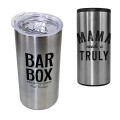 12 oz. Stainless Slim Tumbler/Can Cooler