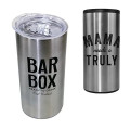 12 oz. Stainless Slim Tumbler/Can Cooler