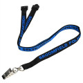 Custom 3/4" Woven Lanyards w/ Safety Breakaway