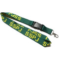 Custom 3/4" Detachable Woven Lanyards w/ Buckle Release