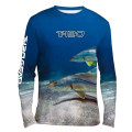 Unisex 170 GSM Sunproof SPF 50+ Long Sleeve Fishing T-Shirt