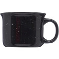 8 oz. Campfire Speckled Ceramic Coffee Mugs w/ Flared top