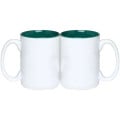 Full Color Sublimated 15 oz. Two-Tone Ceramic Coffee Mug