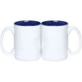 Full Color Sublimated 15 oz. Two-Tone Ceramic Coffee Mug