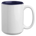 Full Color Sublimated 15 oz. Two-Tone Ceramic Coffee Mug