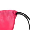 Front Zipper Drawstring Backpack w/ Side Mesh Pocket 14"x18"