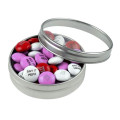 Silver Tins- No Lid Imprint - 1.5oz. Personalized M&M'S®