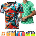 Unisex 160 GSM Birdseye Mesh Sublimated Short Sleeve T-Shirt