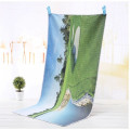 12"x 20" Sublimated Microfiber Waffle Golf Towels w/ Grommet
