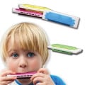 Assorted Color Plastic Harmonicas