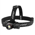 COAST® RECHARGEABLE-DUAL POWER ALUMINUM HEADLAMP