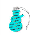 SNOWMAN SHAPED USA MADE ACRYLIC ORNAMENT