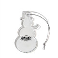 SNOWMAN SHAPED USA MADE ACRYLIC ORNAMENT