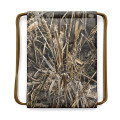 Drawstring Camo Backpack w/ Front Zipper Bag (13" x 18")