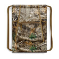 Drawstring Camo Backpack w/ Front Zipper Bag (13" x 18")
