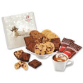 Gourmet Cookie & Brownie Gift Box with Snowman Sleeve