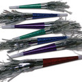 Assorted Color Fringed Party Horns