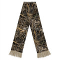 Camouflage Fan Scarf With Tassel, 150 GSM