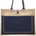 Cotton Pocket Jute Tote Bags