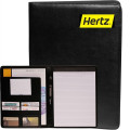 Smooth Surface Leather Portfolio with Pen Loop & File pocket