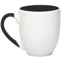 16 oz. Miami Two-Tone Bistro Custom Ceramic Mugs