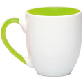 16 oz. Miami Two-Tone Bistro Custom Ceramic Mugs