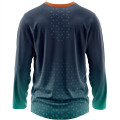 Men's 160 GSM Birdseye Mesh Sublimation Long Sleeve T-Shirt