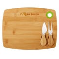 Bamboo Cheese Board Set