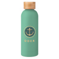 17 Oz. Blair Recycled Stainless Steel Bottle With Bamboo Lid