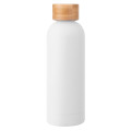 17 Oz. Blair Recycled Stainless Steel Bottle With Bamboo Lid