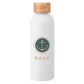 17 Oz. Blair Recycled Stainless Steel Bottle With Bamboo Lid
