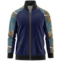 310 GSM Polyester fleece Raglan men's full zip Jacket