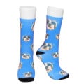 Mid Crew 360 digital print unisex socks w/ customization