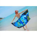 40"x 75" Eco-friendly rPET Sublimated Microfiber Sand Proof 