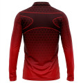 Unisex 180 GSM Jersey Cotton Feel Long Sleeve Polo T-Shirt