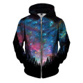 Unisex 310 GSM Fleece Sublimation Full Zip Hoodie w/ Pocket