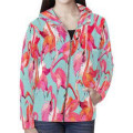 Women's 310 GSM Fleece Sublimation Full Zip Hoodie w/ Pocket