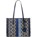 Spade Flower Jacquard Stripe Market Medium Tote