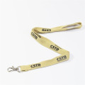 5/8" Eco-Friendly Bamboo Lanyard Recycle PET ID Badge Holder