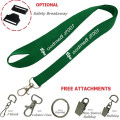 5/8" Eco-Friendly Bamboo Lanyard Recycle PET ID Badge Holder