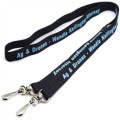 5/8" Custom Open Ended Polyester Lanyard w/ Badge Holder