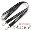 5/8" Custom Open Ended Polyester Lanyard w/ Badge Holder