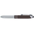 Flashlight LED Metal Stylus Pen