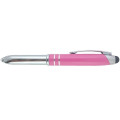 Flashlight LED Metal Stylus Pen