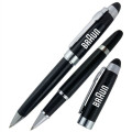 Executive Metallic Pen Set Ballpoint & Roller ball