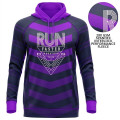 Women's 280 GSM Spandex Interlock Fleece Sublimation Hoodie