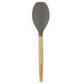 Scoop Silicone Spoon W/ Wooden Handle