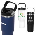 30oz. Stainless Steel Insulated Mug with Handle and Built-In
